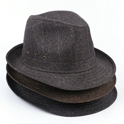 Middle-aged And Elderly Men Fedora Hat Thickened