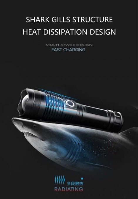XHP70.2 Leistungsstarke USB-LED-Taschenlampe