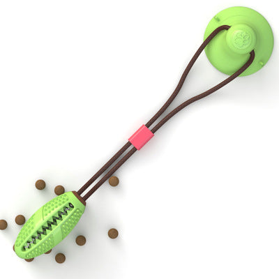 Dog Toys Silicon Suction Cup Tug Interactive Dog Ball Toy For Pet Chew Bite Tooth Cleaning Toothbrush Feeding Pet Supplies - X2-Shopping