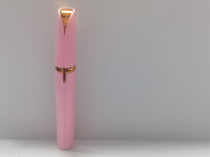 Mini Elektrischer Augenbrauentrimmer Lippenstift Augenbrauen Stift Haarentferner Schmerzloser Rasierer Epilierer mit LED-Licht