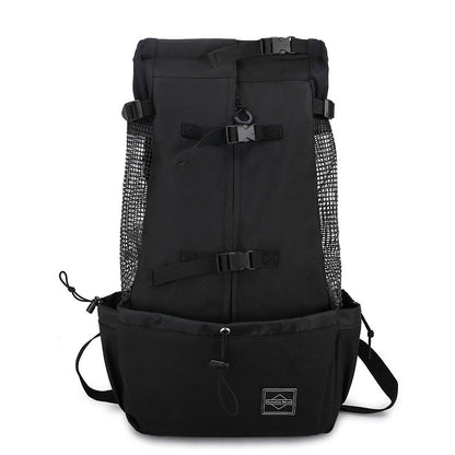 Pet Dog Carrier Bag Carrier For Dogs Backpack Out Double Shoulder Portable Travel Backpack Outdoor Dog Carrier Bag Travel - X2-Shopping