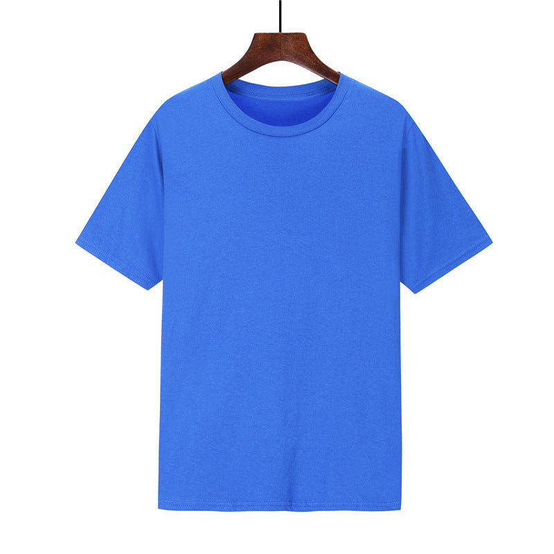 Cotton T-shirt Men's Black Loose Short Sleeve Top