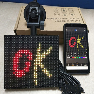 Vollfarbiges Bluetooth-Emoticon-LED-Display fürs Auto