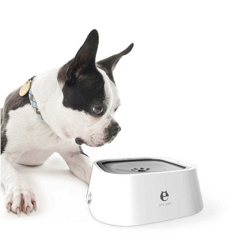 1.5L Cat Dog Water Bowl Carried Floating Bowl Anti-Overflow Slow Water Feeder Dispenser Pet Fountain ABS&PP Dog Supplies - X2-Shopping