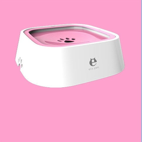 1.5L Cat Dog Water Bowl Carried Floating Bowl Anti-Overflow Slow Water Feeder Dispenser Pet Fountain ABS&PP Dog Supplies - X2-Shopping