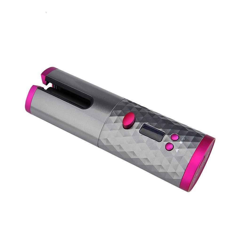 مكواة تجعيد الشعر متعددة الوظائف مع شحن لاسلكي USB