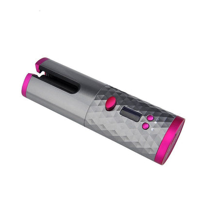 مكواة تجعيد الشعر متعددة الوظائف مع شحن لاسلكي USB