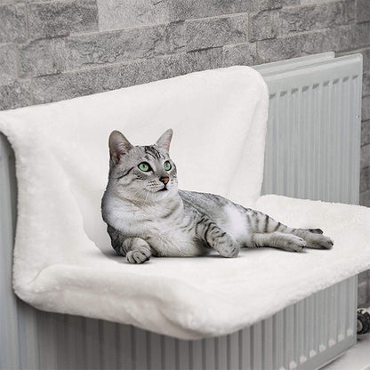 Katzenbett mit Eisenrahmen, Katzenhängematte, Heizkörperbett