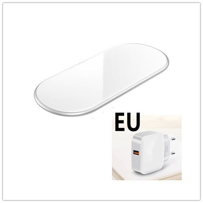 Drahtloses 2-in-1-Desktop-Ladegerät
