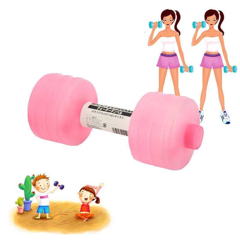 Bodybuilding Wasserhantel Gewicht Hanteln Abnehmen Fitness Gym Ausrüstung Yoga für Training Sport Plastikflasche Übung
