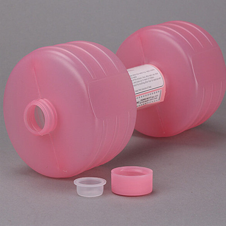 Bodybuilding Wasserhantel Gewicht Hanteln Abnehmen Fitness Gym Ausrüstung Yoga für Training Sport Plastikflasche Übung