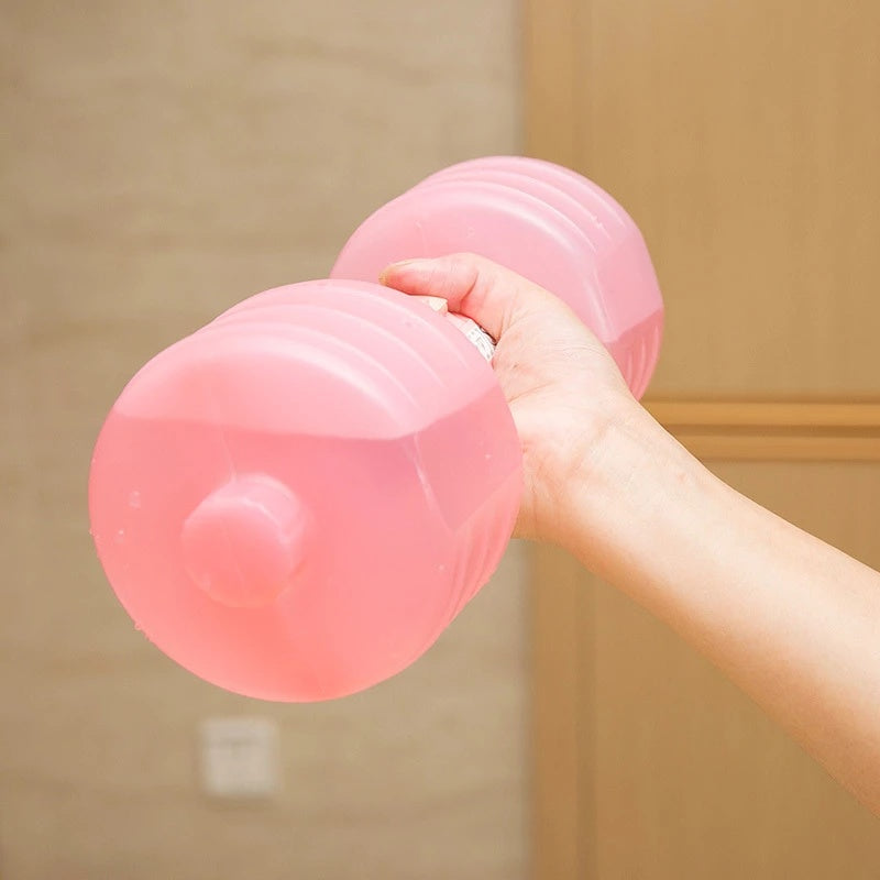 Bodybuilding Wasserhantel Gewicht Hanteln Abnehmen Fitness Gym Ausrüstung Yoga für Training Sport Plastikflasche Übung