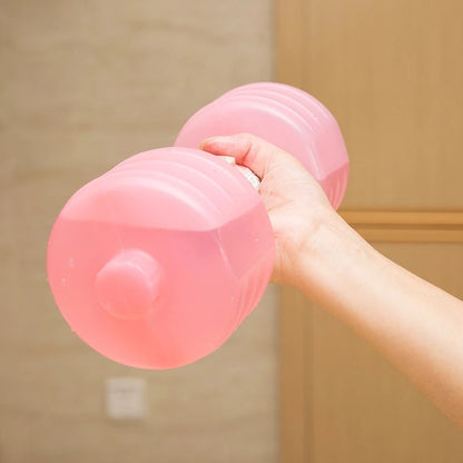 Bodybuilding Wasserhantel Gewicht Hanteln Abnehmen Fitness Gym Ausrüstung Yoga für Training Sport Plastikflasche Übung