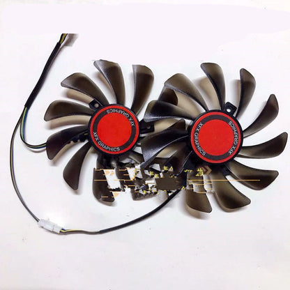 XFX - مروحة بطاقة الرسومات XFX RX 560D RX470 570