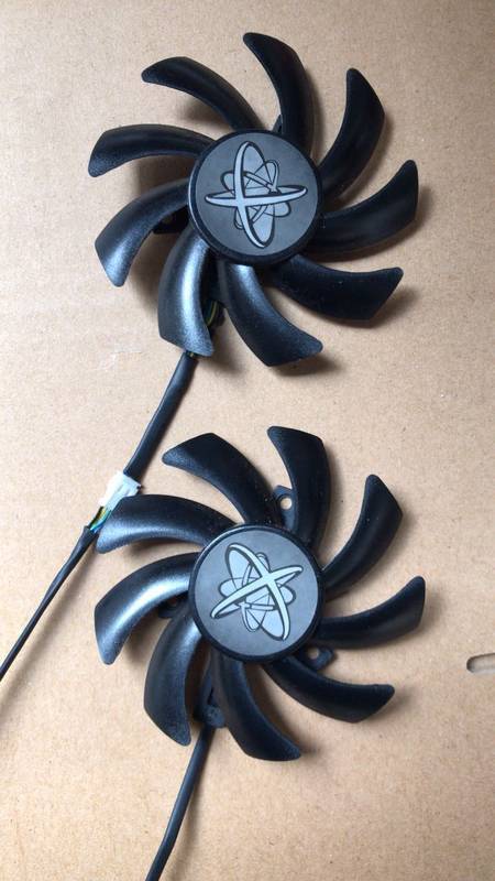 XFX - مروحة بطاقة الرسومات XFX RX 560D RX470 570