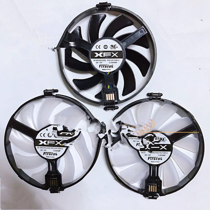 XFX - مروحة بطاقة الرسومات XFX RX 560D RX470 570