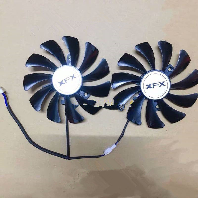 XFX - مروحة بطاقة الرسومات XFX RX 560D RX470 570