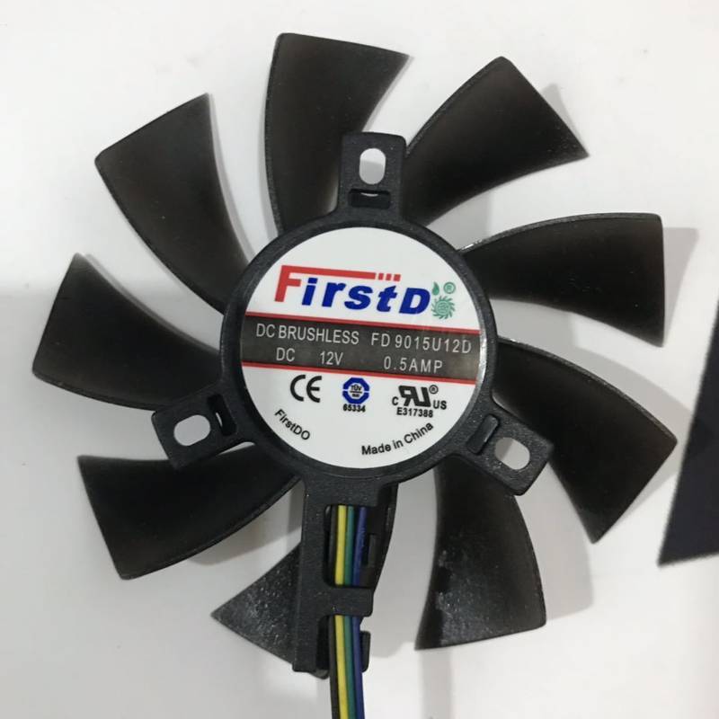XFX - مروحة بطاقة الرسومات XFX RX 560D RX470 570
