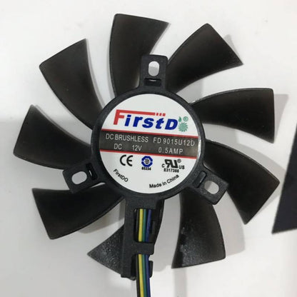 XFX - مروحة بطاقة الرسومات XFX RX 560D RX470 570