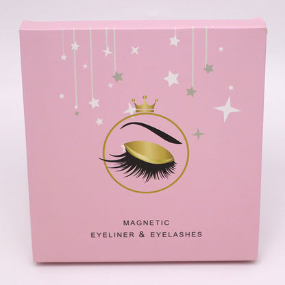 Magnetische Wimpern Eyeliner Set Langlebige falsche Nerz Wimpern Wasserdicht Wimpernverlängerung Wiederverwendbares Beauty Makeup Tool