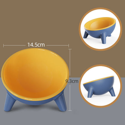Cat Dog Bowl With Stand Pet Feeding Food Bowls Dogs Bunny Rabbit Nordic Color Feeder Product Supplies Pet Accessories - X2-Shopping