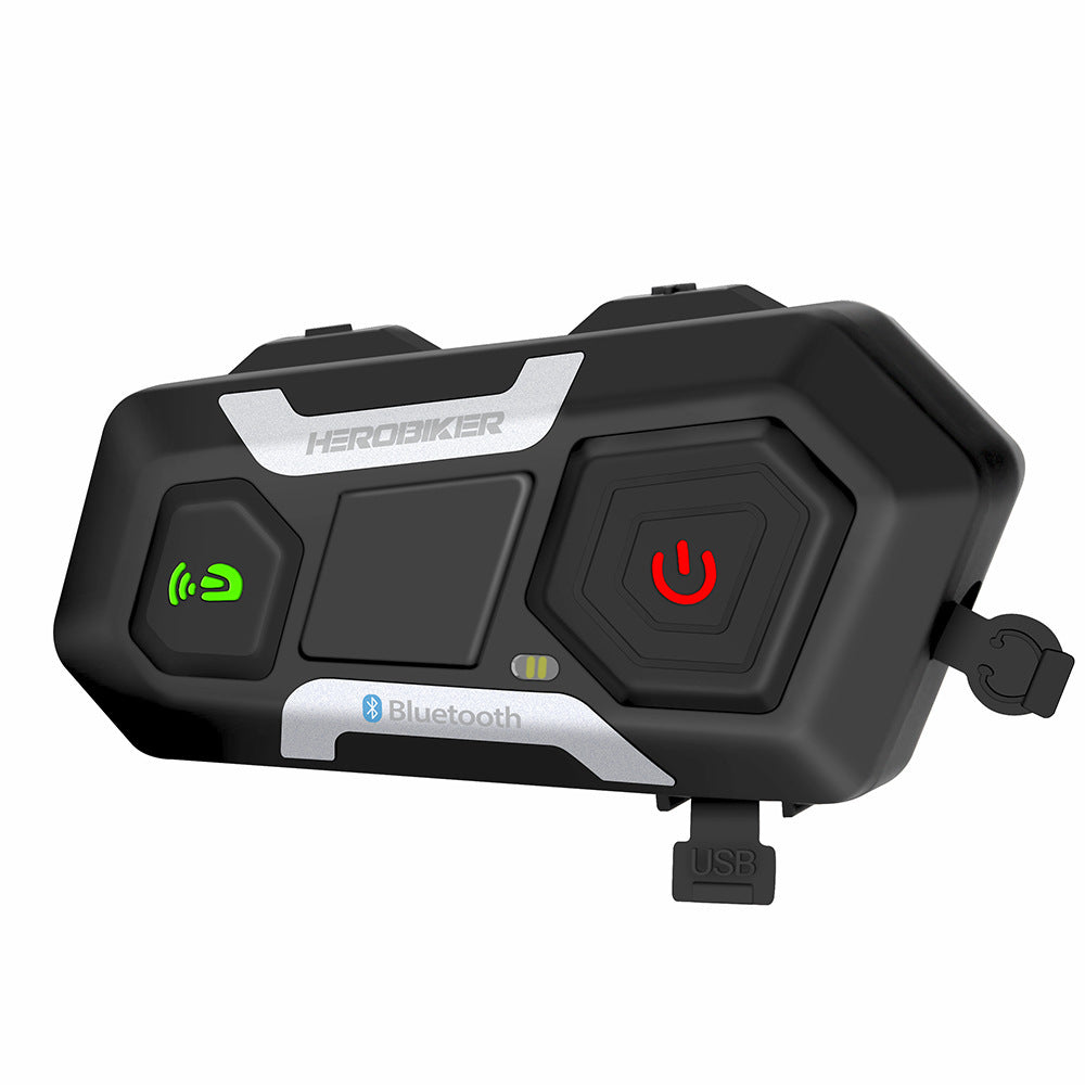 HEROBIKER Motorrad Intercom Helm Headset Helm Wasserdichte Lautsprecher Interphone Moto Headset Drahtlose Intercomunicador 1200M