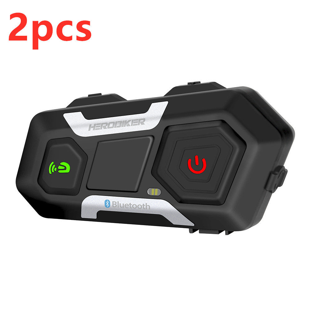 HEROBIKER Motorrad Intercom Helm Headset Helm Wasserdichte Lautsprecher Interphone Moto Headset Drahtlose Intercomunicador 1200M
