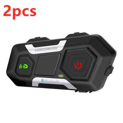 HEROBIKER Motorrad Intercom Helm Headset Helm Wasserdichte Lautsprecher Interphone Moto Headset Drahtlose Intercomunicador 1200M