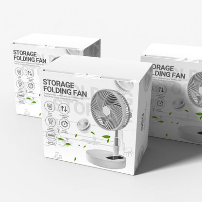USB-Ladelüfter, tragbarer einziehbarer Mini-Lüfter
