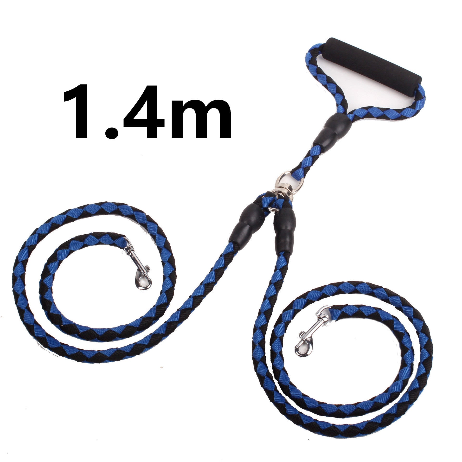 Double-Ended Traction Rope For Walking The Dog Hand-Double-Ended Traction Rope One Plus Two Leash Collar Pet Supplies Dog Collar - X2-Shopping