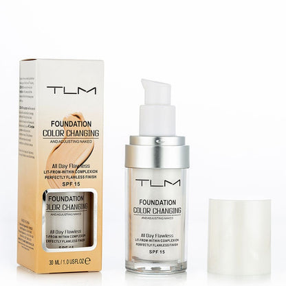 Temperatur Liquid Foundation Concealer Tragbare natürliche Farbe Make-up Foundation BB Concealer