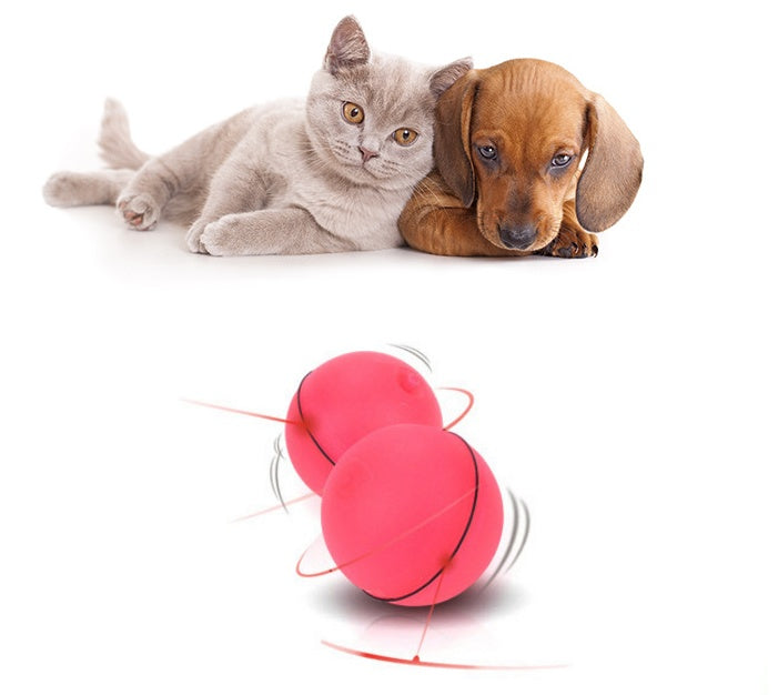 LED Laser Electronic Rolling Pet Funny Cat Toy Ball - X2-Shopping