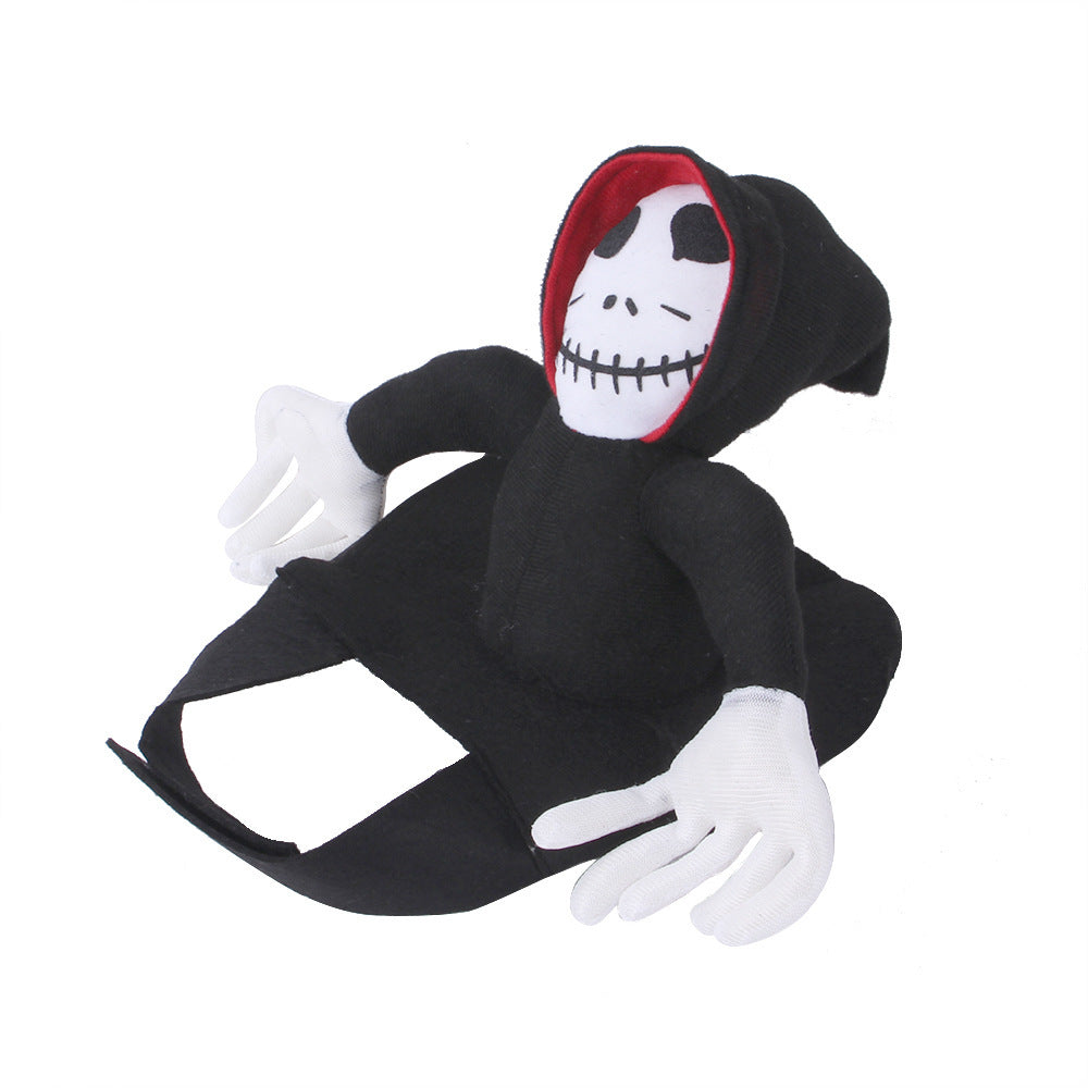 NEW Funny Pet Halloween Costume Halloween Pet Decoration Dress Up Pet Cosplay Costume Halloween Pet Clothes Spider Pumpkin Vest - X2-Shopping