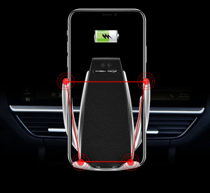 Auto Drahtlose Ladegerät 10W Induktion Auto Schnelle Drahtlose Aufladen Mit Auto Telefon Halter S5