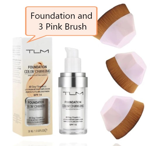Temperatur Liquid Foundation Concealer Tragbare natürliche Farbe Make-up Foundation BB Concealer