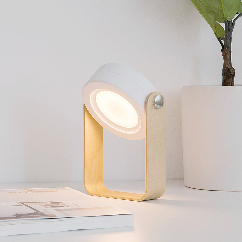 مصباح LED ليلي قابل للطي مع خاصية اللمس وخاصية التعتيم للقراءة، مصباح محمول قابل لإعادة الشحن عبر USB للديكور المنزلي