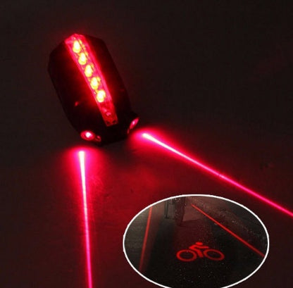 Fahrrad-Laser-Rücklicht