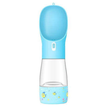 Pet Dog Water Bottle Feeder Bowl Portable Water Food Bottle Pets Outdoor Travel Drinking Dog Bowls Water Bowl For Dogs - X2-Shopping