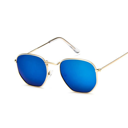 Sechseckige Sonnenbrille für Damen 