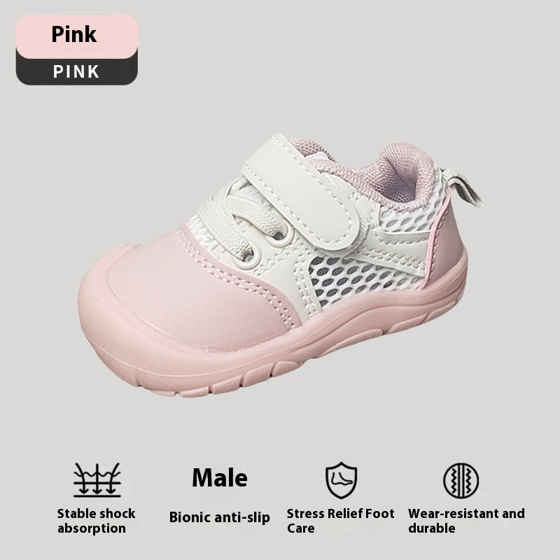 Baby Mädchen Weiche Sohle Kleinkind Atmungsaktive Mesh Schuhe