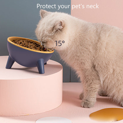 Cat Dog Bowl With Stand Pet Feeding Food Bowls Dogs Bunny Rabbit Nordic Color Feeder Product Supplies Pet Accessories - X2-Shopping