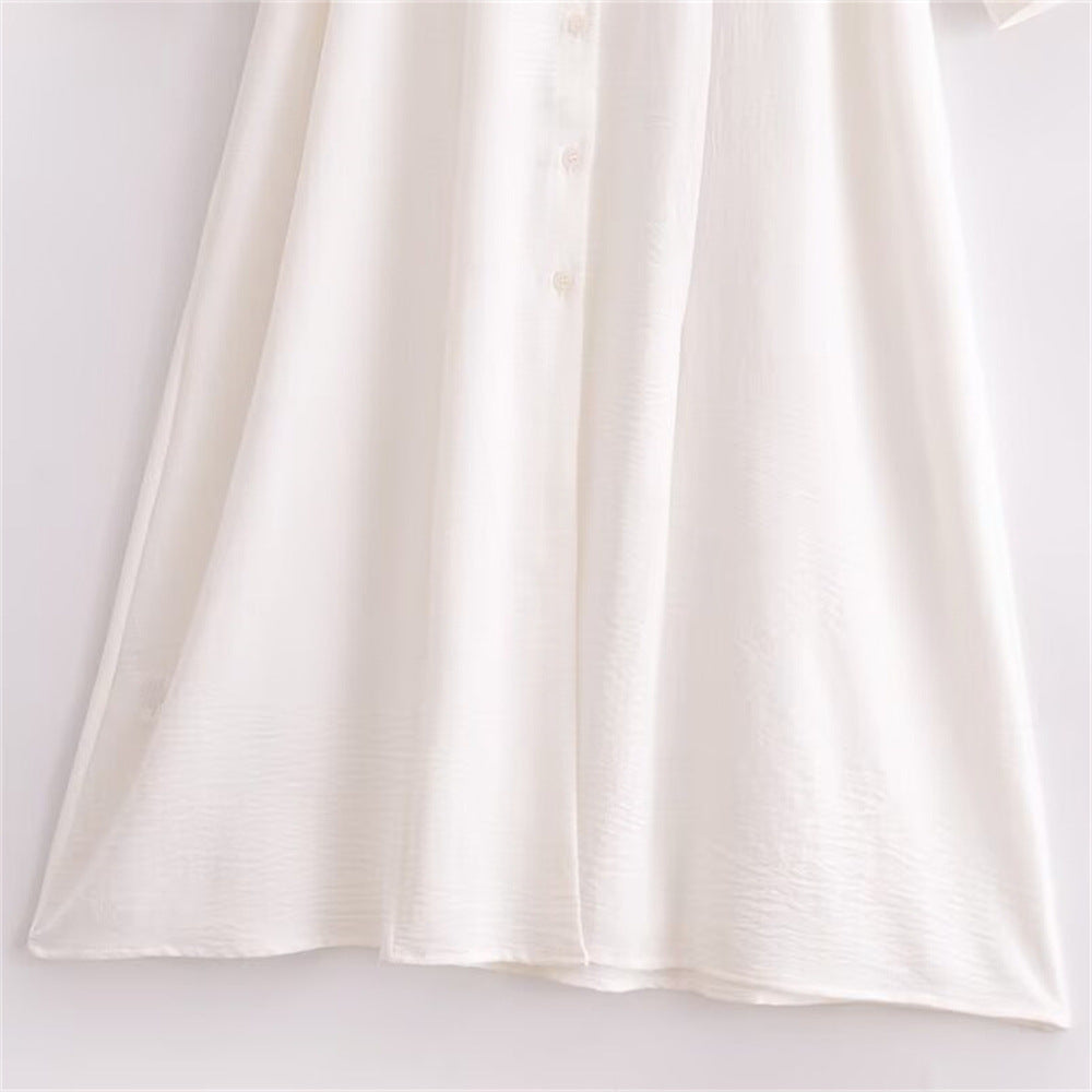 Smooth Buckle Thin Belt Fashion Decoration Dress
