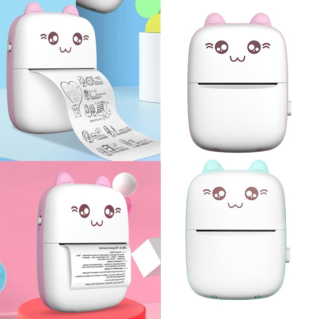 Mini-Drucker, tragbar, Mini, Bluetooth, WiFi, neuer falscher Drucker, Handy, Foto, Titel, Notiz, Hot Print, Tasche, Student, Fehler, Etikettendrucker