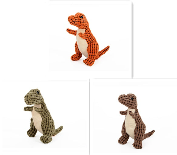 Dinosaur Pet Toys Giant Dogs Pets Interactive Dog Toys For Large Dogs Chew Toys Chihuahua Plush Stuffing Squeakers - X2-Shopping