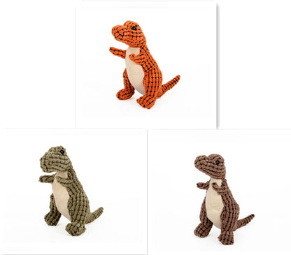 Dinosaur Pet Toys Giant Dogs Pets Interactive Dog Toys For Large Dogs Chew Toys Chihuahua Plush Stuffing Squeakers - X2-Shopping