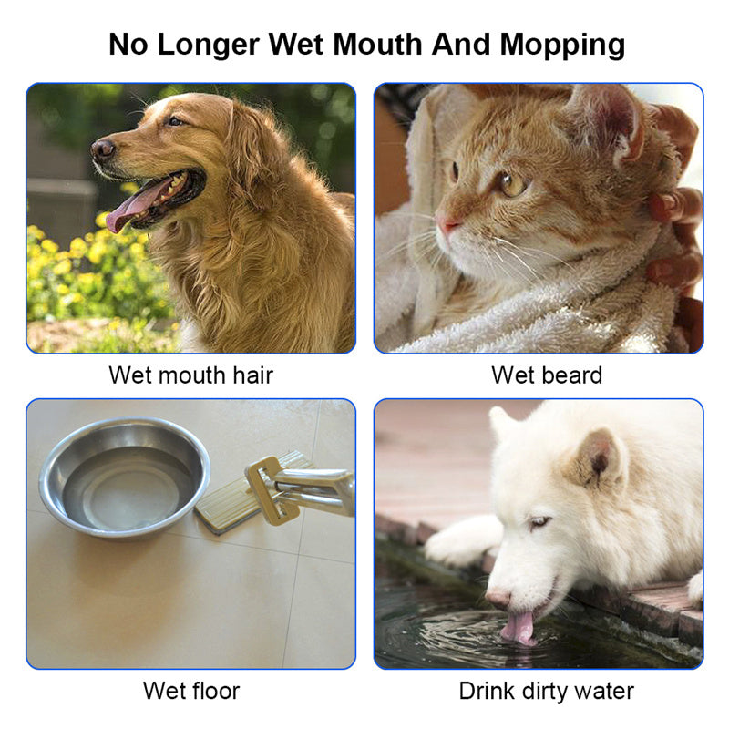 1.5L Cat Dog Water Bowl Carried Floating Bowl Anti-Overflow Slow Water Feeder Dispenser Pet Fountain ABS&PP Dog Supplies - X2-Shopping