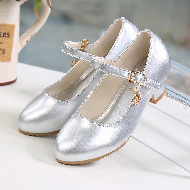 Koreanische Crystal Performance Kinder Einschichtschuhe