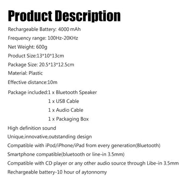 Skull Wireless Bluetooth Speaker