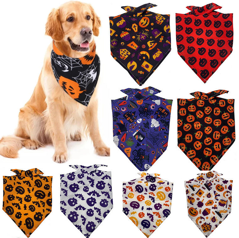 Pet Drool Towel Pet Scarf Pet Triangle Towel - X2-Shopping