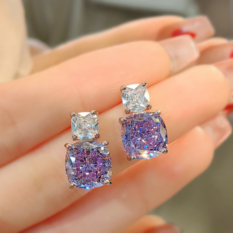 All-Match-Halskette mit Diamanten im Eisblumenschliff mit hohem Kohlenstoffgehalt